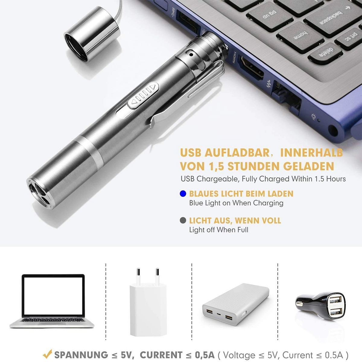 LED Pointer - Five Patterns and Three Colors